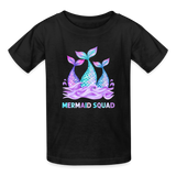 Mermaid Squad Gildan Ultra Cotton Youth T-Shirt - black