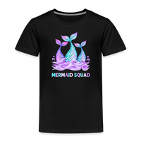 Mermaid Squad Toddler Premium T-Shirt - black