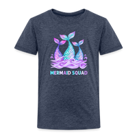 Mermaid Squad Toddler Premium T-Shirt - heather blue