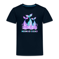 Mermaid Squad Toddler Premium T-Shirt - deep navy