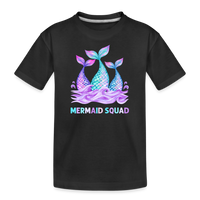 Mermaid Squad Kid’s Premium Organic T-Shirt - black