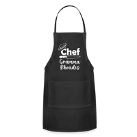 Chef Grandma Rhoades Adjustable Apron - black