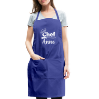 Chef Anne Adjustable Apron - royal blue