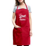 Chef Anne Adjustable Apron - red