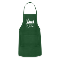 Chef Anne Adjustable Apron - forest green