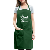 Chef Anne Adjustable Apron - forest green