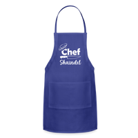 Chef Shaindel Adjustable Apron - royal blue
