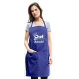 Chef Shaindel Adjustable Apron - royal blue