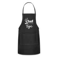 Chef Tye Adjustable Apron - black