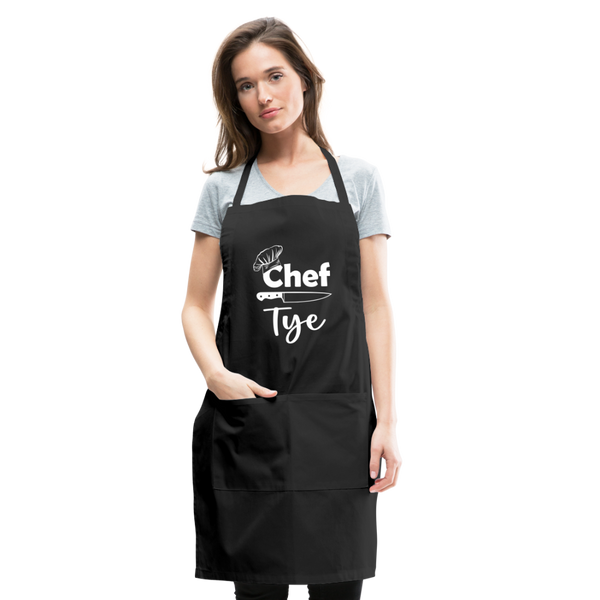 Chef Tye Adjustable Apron - black