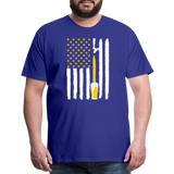 American Flag Beer Men's Premium T-Shirt - royal blue