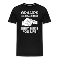 Gramps and Grandsons Best Buds for Life Men's Premium T-Shirt - black