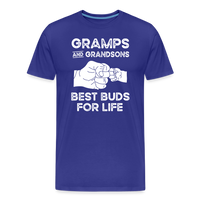 Gramps and Grandsons Best Buds for Life Men's Premium T-Shirt - royal blue