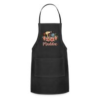 Maddox Hair Stylist Adjustable Apron - black