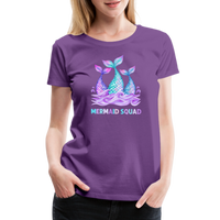 Mermaid Squad Women’s Premium T-Shirt - purple