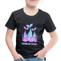 Mermaid Squad Toddler Premium T-Shirt - black