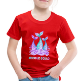 Mermaid Squad Toddler Premium T-Shirt - red