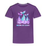 Mermaid Squad Toddler Premium T-Shirt - purple