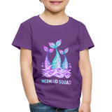 Mermaid Squad Toddler Premium T-Shirt - purple