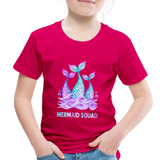Mermaid Squad Toddler Premium T-Shirt - dark pink