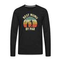 Best Nunu By Par Men's Premium Long Sleeve T-Shirt - black