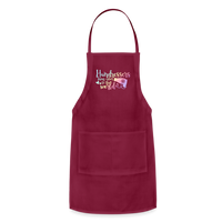 Hairdressers Bring Color to the World Adjustable Apron - burgundy