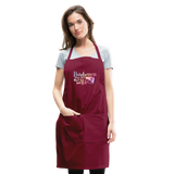 Hairdressers Bring Color to the World Adjustable Apron - burgundy