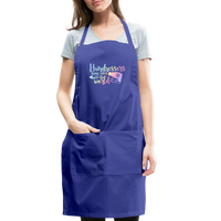 Hairdressers Bring Color to the World Adjustable Apron - royal blue