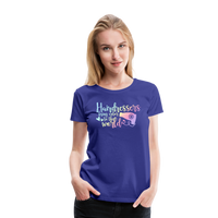Hairdressers Bring Color to the World Women’s Premium T-Shirt - royal blue