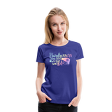 Hairdressers Bring Color to the World Women’s Premium T-Shirt - royal blue