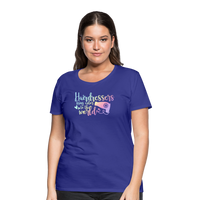 Hairdressers Bring Color to the World Women’s Premium T-Shirt - royal blue