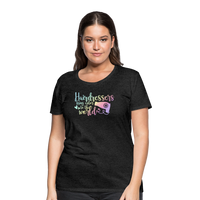 Hairdressers Bring Color to the World Women’s Premium T-Shirt - charcoal grey
