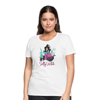 Salty Witch Mermaid Women’s Premium T-Shirt - white