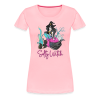 Salty Witch Mermaid Women’s Premium T-Shirt - pink