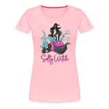Salty Witch Mermaid Women’s Premium T-Shirt - pink