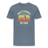 Best Bumpa By Par Men's Premium T-Shirt - steel blue