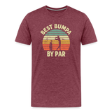 Best Bumpa By Par Men's Premium T-Shirt - heather burgundy