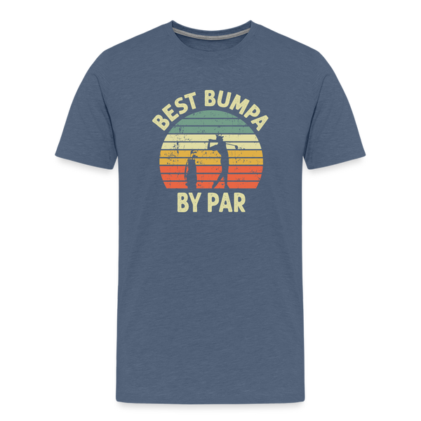 Best Bumpa By Par Men's Premium T-Shirt - heather blue