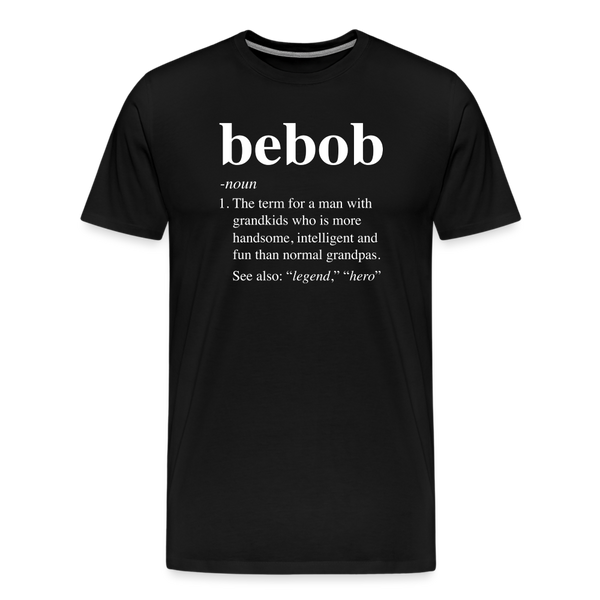 Bebob Definition Men's Premium T-Shirt - black