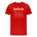 Bebob Definition Men's Premium T-Shirt - red