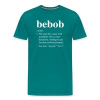 Bebob Definition Men's Premium T-Shirt - teal