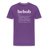 Bebob Definition Men's Premium T-Shirt - purple