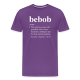 Bebob Definition Men's Premium T-Shirt - purple