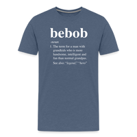 Bebob Definition Men's Premium T-Shirt - heather blue