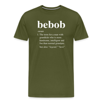 Bebob Definition Men's Premium T-Shirt - olive green