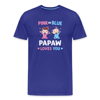 Pink or Blue Papaw Loves You Men's Premium T-Shirt - royal blue