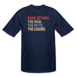 Papa Jethro the Man the Myth the Legend Men's Tall T-Shirt - navy