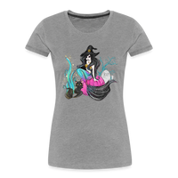 Mermaid Witch Women’s Premium Organic T-Shirt - heather gray