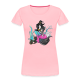 Mermaid Witch Women’s Premium Organic T-Shirt - pink