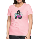 Salty Witch Women’s Premium T-Shirt - pink